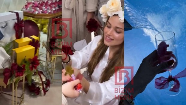 Mələkxanımın qızı nikahından sonra \