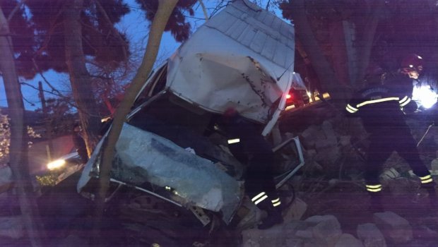 Xaçmazda sürücü qəzada öldü - FOTO