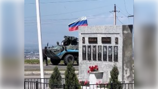 Qarabağdan çıxan rus sülhməramlılarının YENİ GÖRÜNTÜLƏRİ - VİDEO