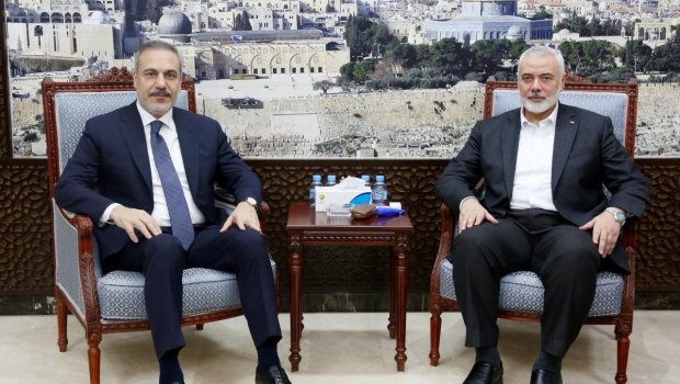 Hakan Fidan HƏMAS sədri ilə Qəzzadakı vəziyyəti müzakirə edib - FOTO