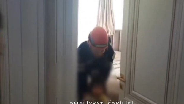 Gəncədə köməksiz vəziyyətdə qalan azyaşlı xilas edilib