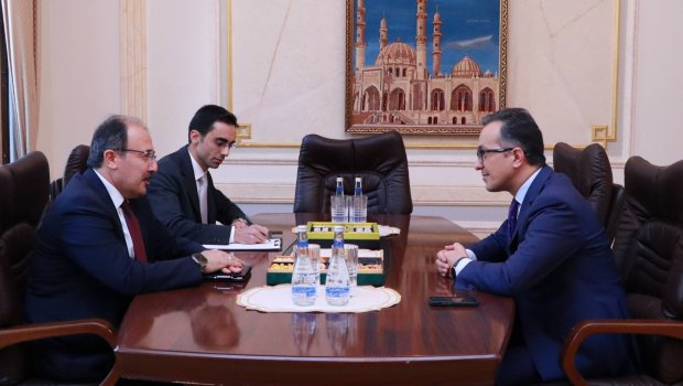 Dövlət Komitəsinin yeni sədri Türkiyə səfirini qəbul edib - FOTO