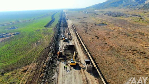 Ağdərə-Ağdam yolunun inşasına başlanıldı – FOTO  