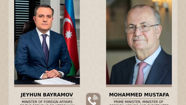 Ceyhun Bayramov Fələstinin Baş naziri ilə Qəzzadakı vəziyyət müzakirə ETDİ 
