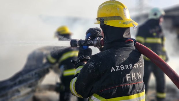 “Taxta bazarı” adlanan ərazidəki yanğın məhdudlaşdırılıb