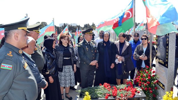 Şəhidlərin xatirəsi belə anıldı - FOTO
