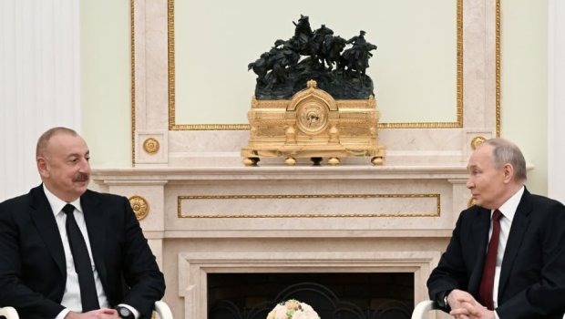 İlham Əliyevin Putinlə təkbətək görüşü KEÇİRİLİB - FOTO/VİDEO