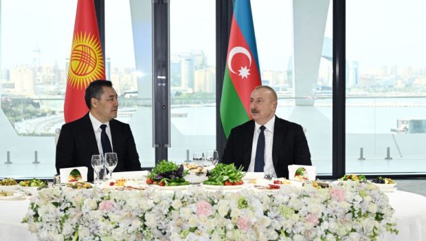 Ali qonağın şərəfinə dövlət ziyafəti verilib - YENİLƏNİB - FOTO