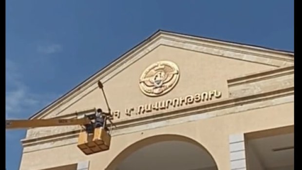 Xankəndidə separatçıların 