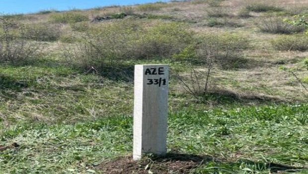 Azərbaycan-Ermənistan sərhədində 20 sərhəd dirəyi QURAŞDIRILDI