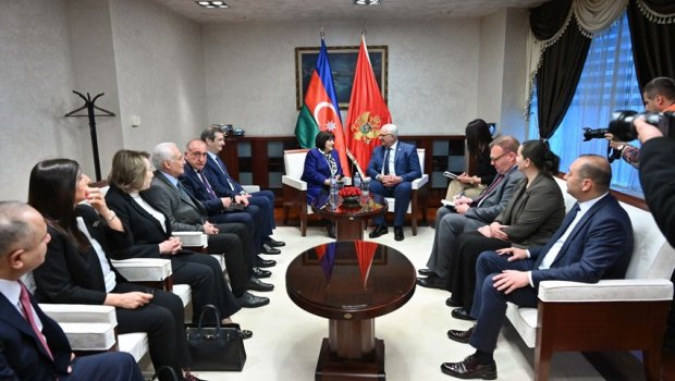 Sahibə Qafarova Monteneqroda rəsmi səfərdədir - FOTO