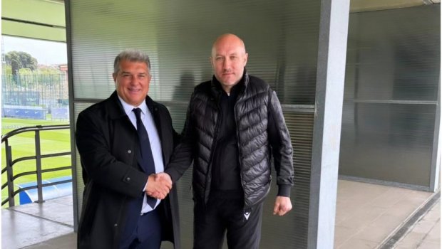 Samir Abasov “Barselona”nın prezidenti ilə görüşdü – FOTO/VİDEO