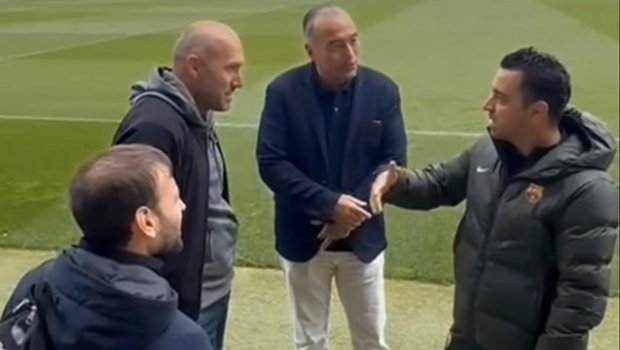 Samir Abasovla Xavi arasında maraqlı dialoq - VİDEO