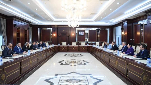 Rusiya Federal Məclisinin Federasiya Şurasının nümayəndə heyəti Milli Məclisdə - FOTO