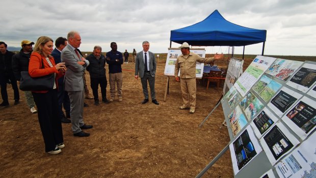 Avropa Komissiyasının rəsmisi Ağdamda - FOTO