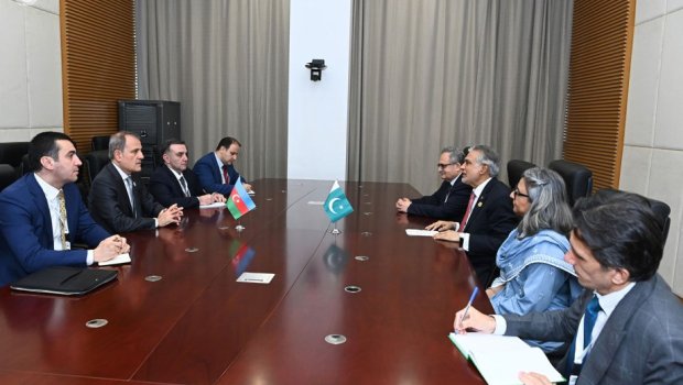 Azərbaycan və Pakistan XİN başçılarının Qambiyada görüşü olub