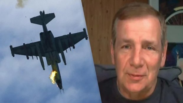 Ukrayna ordusu Rusiyanın Su-25 təyyarəsini vurdu