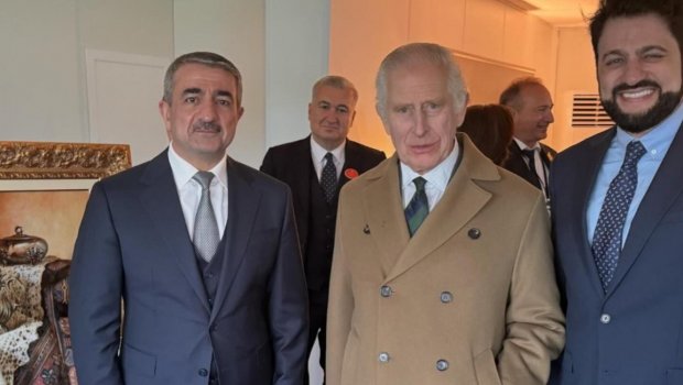 Azərbaycanın Xalq artisti Britaniya kralı ilə GÖRÜŞDÜ – FOTO 
