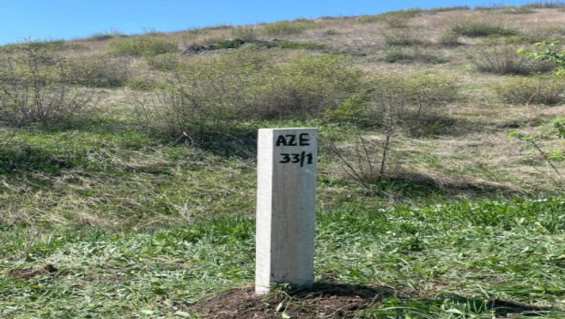 Azərbaycanla Ermənistan arasında 40 sərhəd dirəyi quraşdırılıb