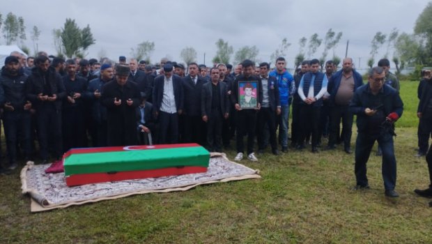 Şəhid Vüqar Həsənovun nəşi torpağa tapşırıldı - FOTO/VİDEO