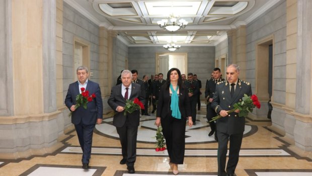 Hərbi Prokurorluqda Ümummilli Liderin anadan olmasının 101-ci ildönümü münasibətilə tədbir keçirilib - FOTO
