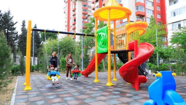 Bakıda daha bir park abadlaşdırıldı - FOTO