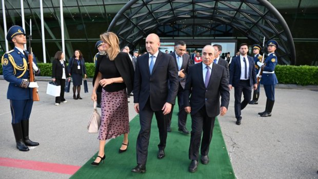 Rumen Radevin Azərbaycana rəsmi səfəri başa çatdı