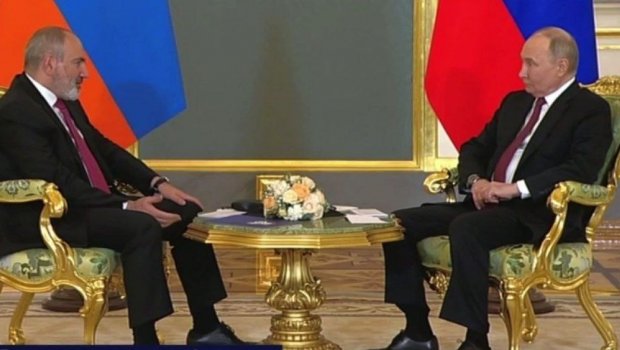 Paşinyan Putinlə GÖRÜŞDƏ: “Müzakirə edilməli olan suallar yığılıb” - VİDEO  