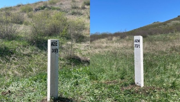 Qazax istiqamətində sərhəd dirəklərinin quraşdırılması başa çatır - RƏSMİ 