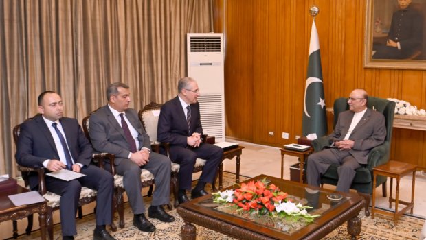 Pakistan Prezidenti Muxtar Babayevi qəbul edib - VİDEO
