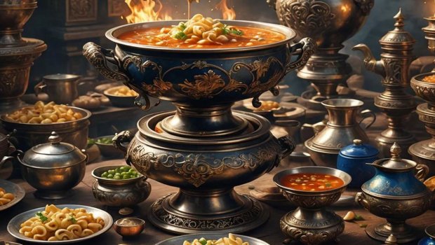 Dadı ilə məşhur olan samovarda qeyri-adi Bakı düşbərəsi – FOTO 