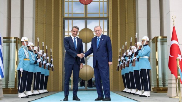 Yunanıstanın Baş nazirinin Ərdoğanla görüşü başlayıb