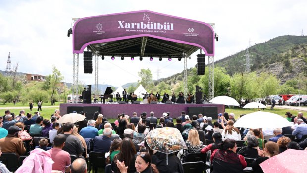 “Xarıbülbül” festivalı “Sələflər və xələflər”lə Laçında - FOTO