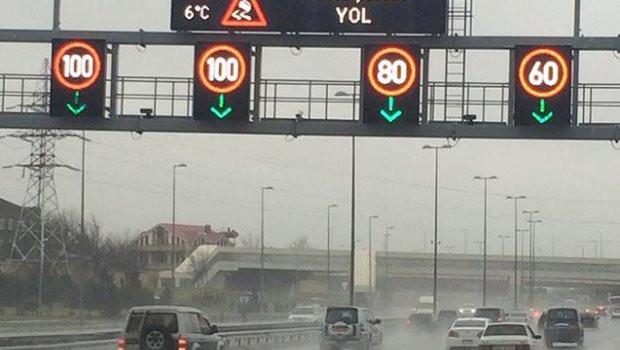 Bu yolda sürət həddi ENDİRİLDİ
