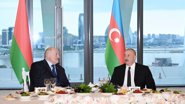 İlham Əliyevin adından “Gülüstan” sarayında Lukaşenkonun şərəfinə dövlət ziyafəti verilir - FOTO/VİDEO