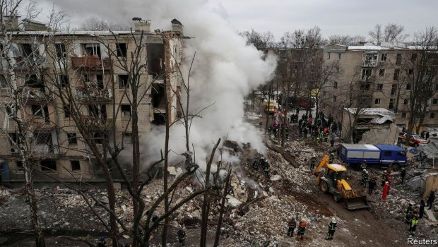Rusiya Xarkovu BOMBALADI – Ölənlər var – FOTO