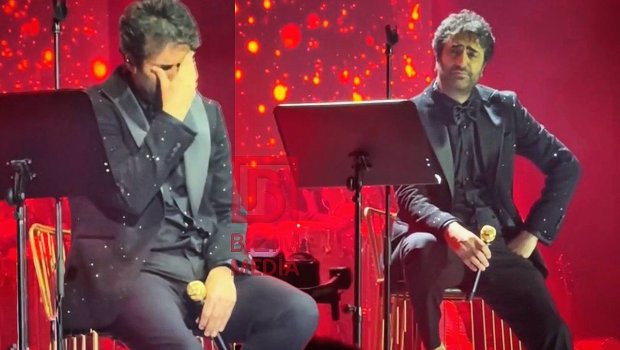 Bakı konsertində anasından danışan Mahsun Kırmızıgül KÖVRƏLDİ - VİDEO