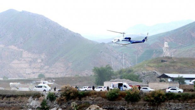 İran Prezidentinin helikopterin sərhədimizdən lentə alınan son FOTOSU