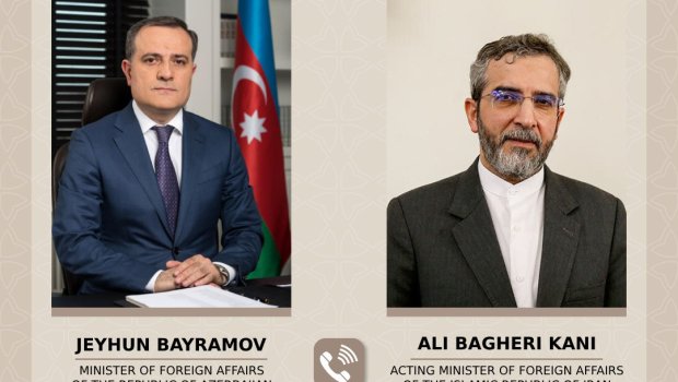 Ceyhun Bayramov İran XİN başçısı vəzifəsini icra edən Əli Bağeri ilə telefonla DANIŞDI 