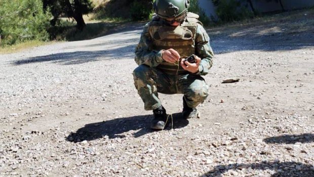 Hərbçilərimiz Türkiyədə keçirilən kursda iştirak edirlər - FOTO