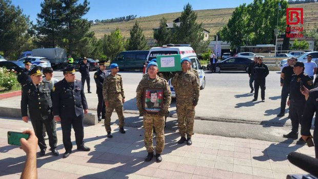 Birinci Qarabağ müharibəsi şəhidi Rza Əmrullayev Şabran Şəhidlər Xiyabanında dəfn edilib - FOTO/VİDEO 