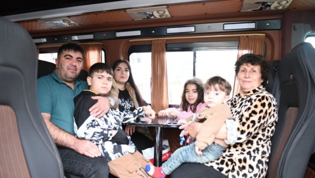 Şuşa şəhərinə növbəti köç karvanı yola salındı – FOTO