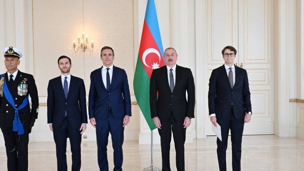 İtaliyanın yeni səfiri Prezidentin qəbulunda – FOTO