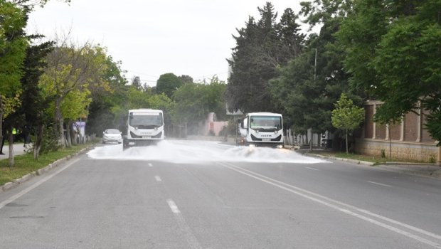 Paytaxtda ümumşəhər İMƏCİLİYİ - 549 küçə yuyuldu - FOTO