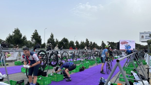 Pirallahıda Qafqazın ən uzun triatlon yarışı keçirilir