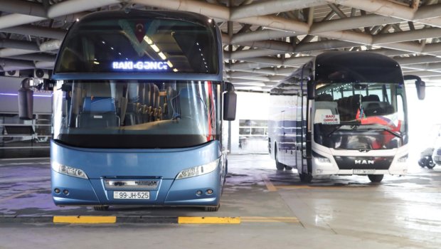 Bakı-Gəncə avtobusları yeniləndi - FOTO