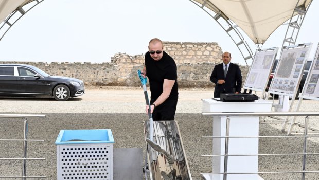 Ağdam rayonunun Şotlanlı kəndinin təməli qoyulub