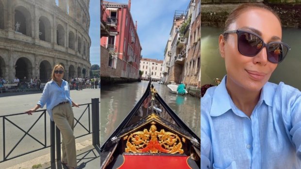 AzTV-nin keçmiş aparıcısı Xədicənin İtaliyadakı TƏTİLİ - VİDEO 