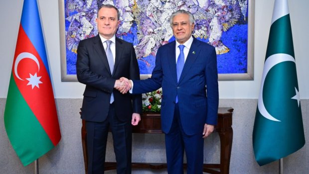 Ceyhun Bayramov İslamabadda pakistanlı həmkarı ilə görüşdü - FOTO/VİDEO