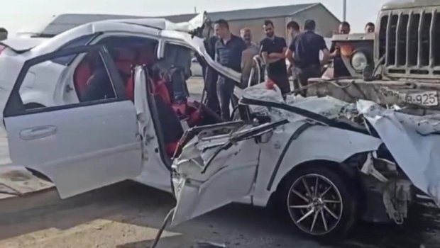 Abşeronda ağır QƏZA: Ölənlər var – FOTO/VİDEO 